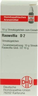 RAUWOLFIA D 2 Globuli 10 g Globuli