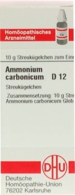 AMMONIUM CARBONICUM D 12 Globuli 10 g Globuli