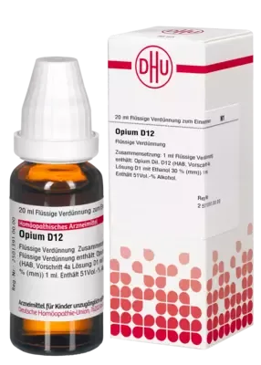 OPIUM D 12 Dilution 20 ml Dilution