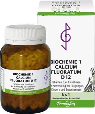 BIOCHEMIE 1 Calcium fluoratum D 12 Tabletten 500 St Tabletten
