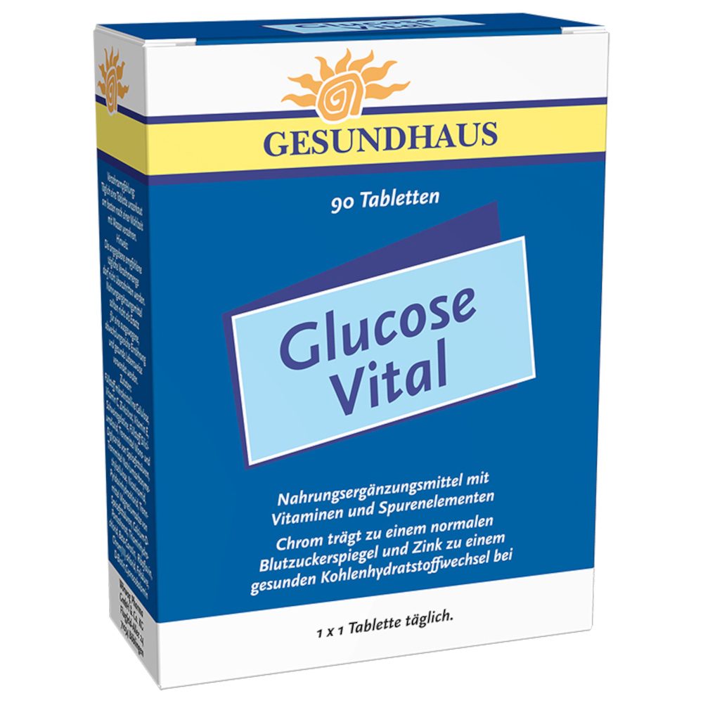 GESUNDHAUS Glucose Vital 90 St Tabletten