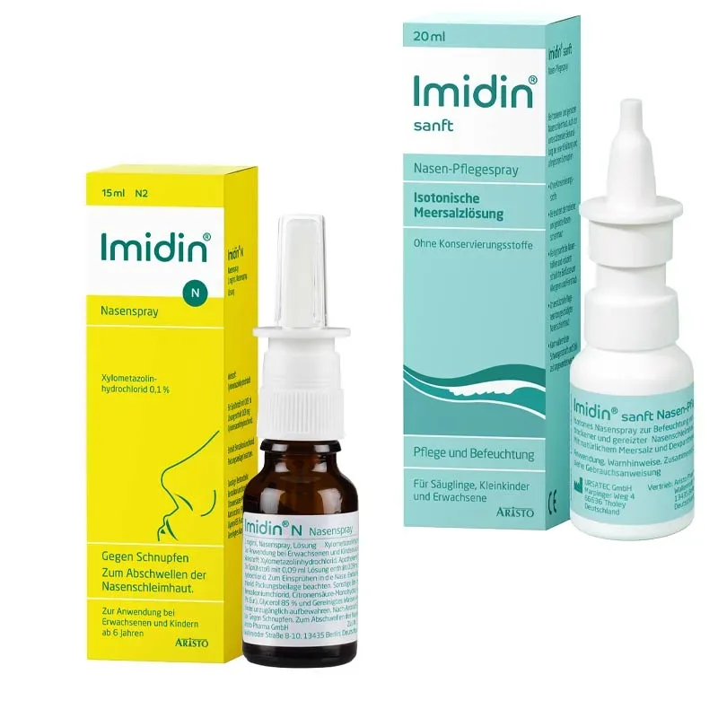 Imidin Nasenspray + Nasenpflege Set 1 Sparset