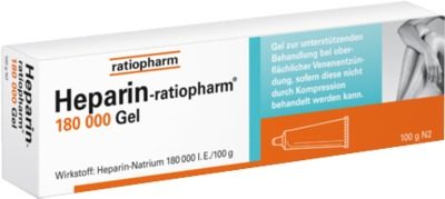 Heparin-ratiopharm 180000 100 g Gel