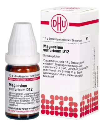 MAGNESIUM SULFURICUM D 12 Globuli 10 g Globuli