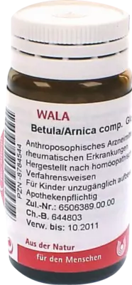 Betula/Arnica comp. 20 g Globuli
