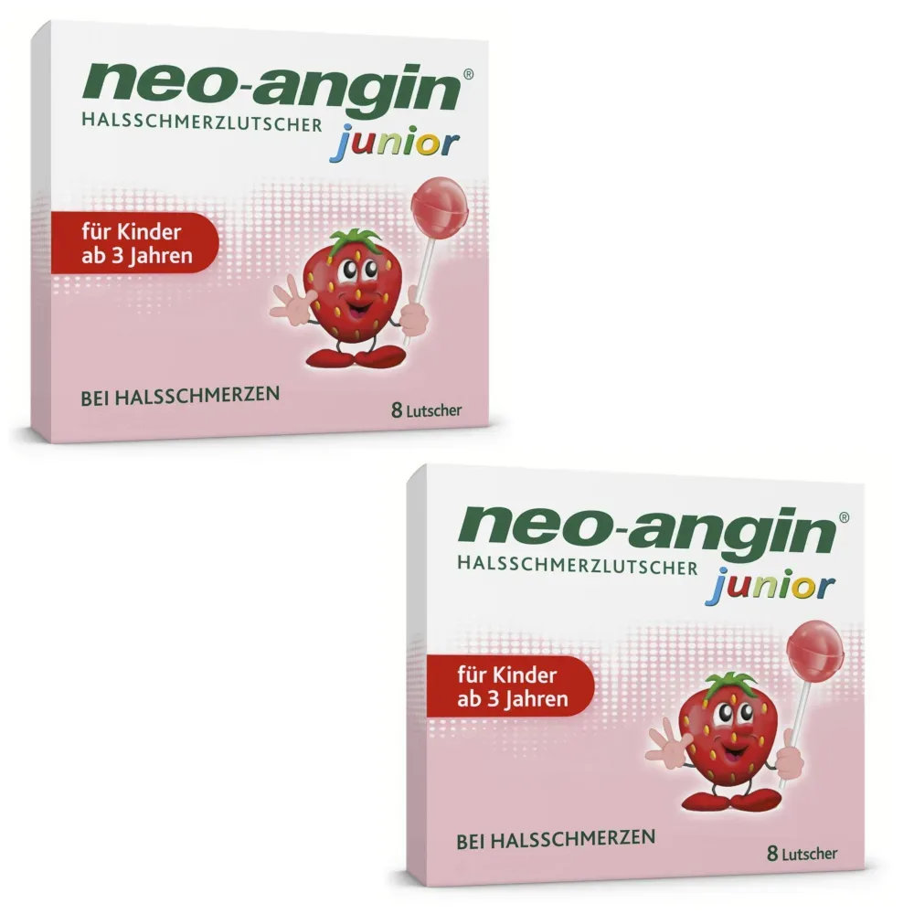 neo-angin Junior Halsschmerzlutscher Doppelpack 2X8 St