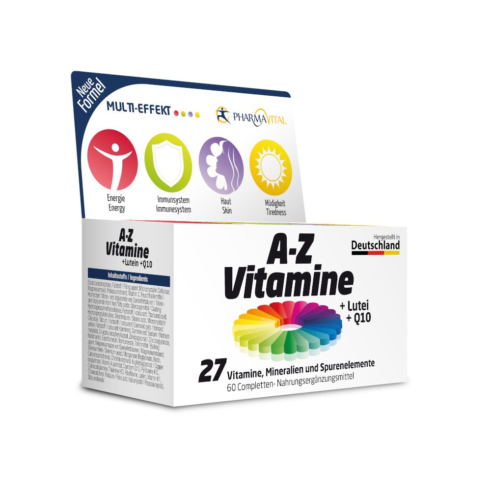 PHARMAVITAL A-Z Vitamine+Lutein+Q10  60 St Tabletten