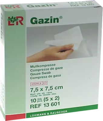 GAZIN Mullkomp.5x5 cm steril 8fach 5X2 St Kompressen