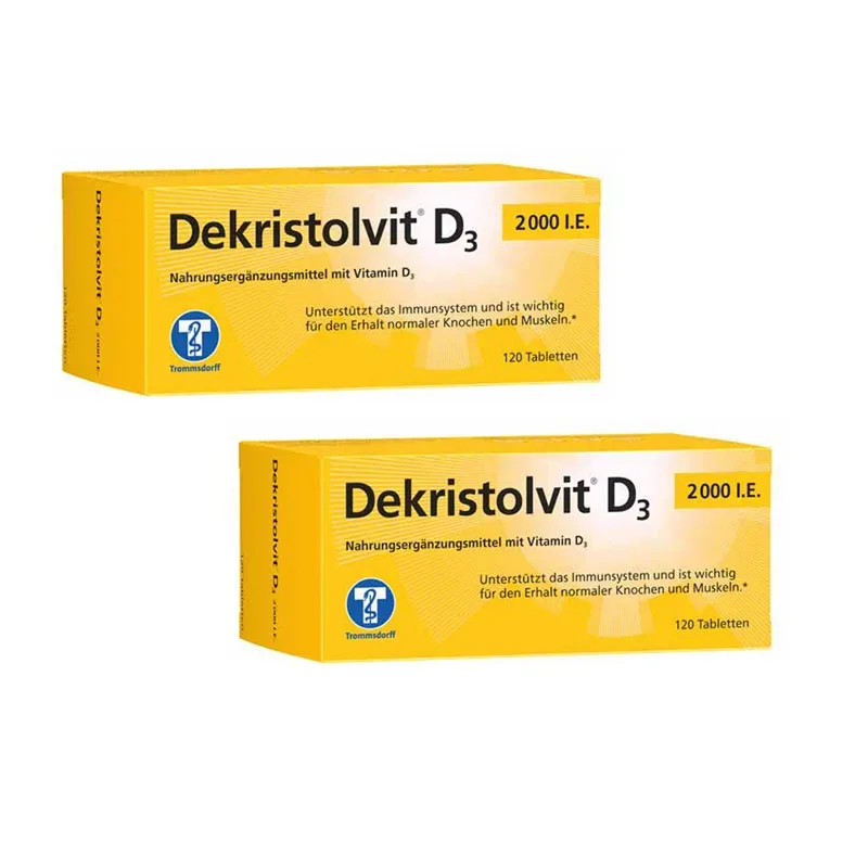 Dekristolvit D3 2.000 I.E. Doppelpack 2X120 St Tabletten