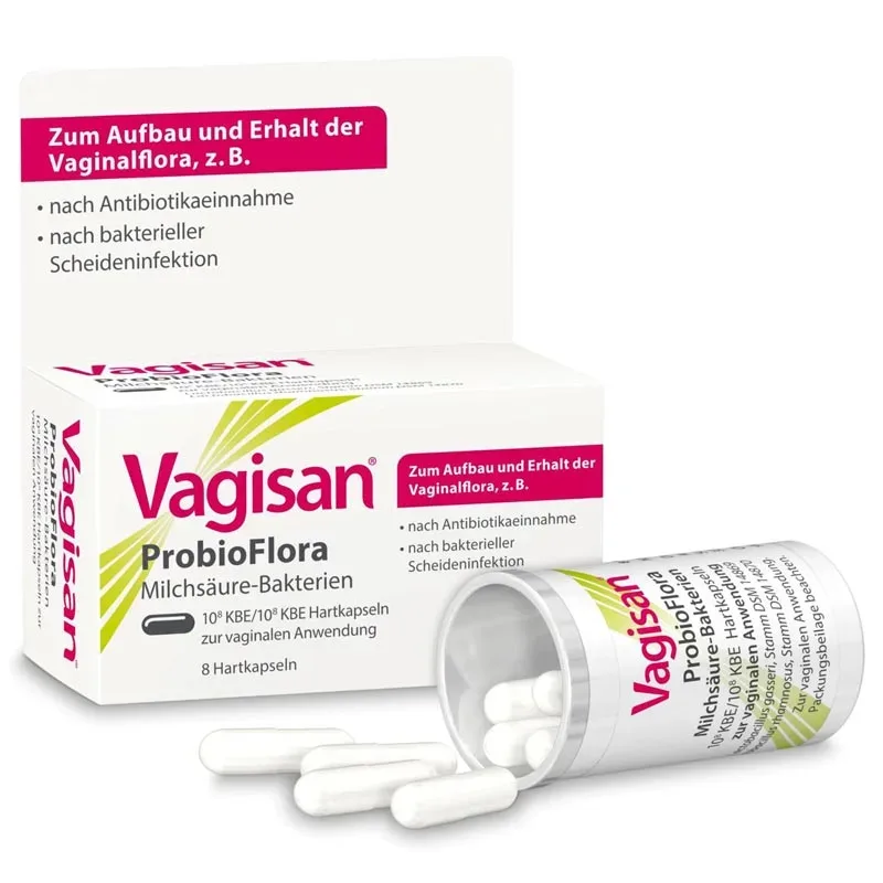 Vagisan ProbioFlora Milchsäure-Bakterien - Vaginalkapseln 8 St Vaginalkapseln
