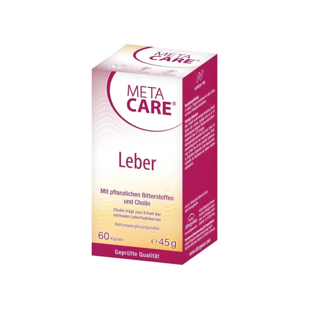 META CARE Leber Kapseln 60 St Kapseln
