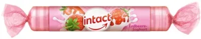 intact Traubenzucker Erdbeere-Joghurt Rolle 40 g Bonbons