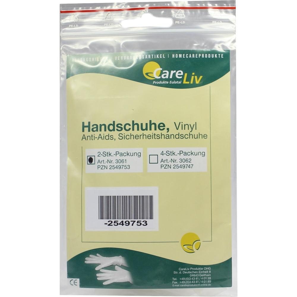 HANDSCHUHE Vinyl Anti Aids 2 St Handschuhe