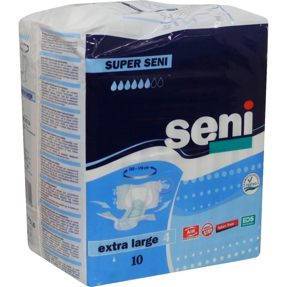 SUPER SENI Gr.4 XL Inkontinenzhose f.Erw. 10 St