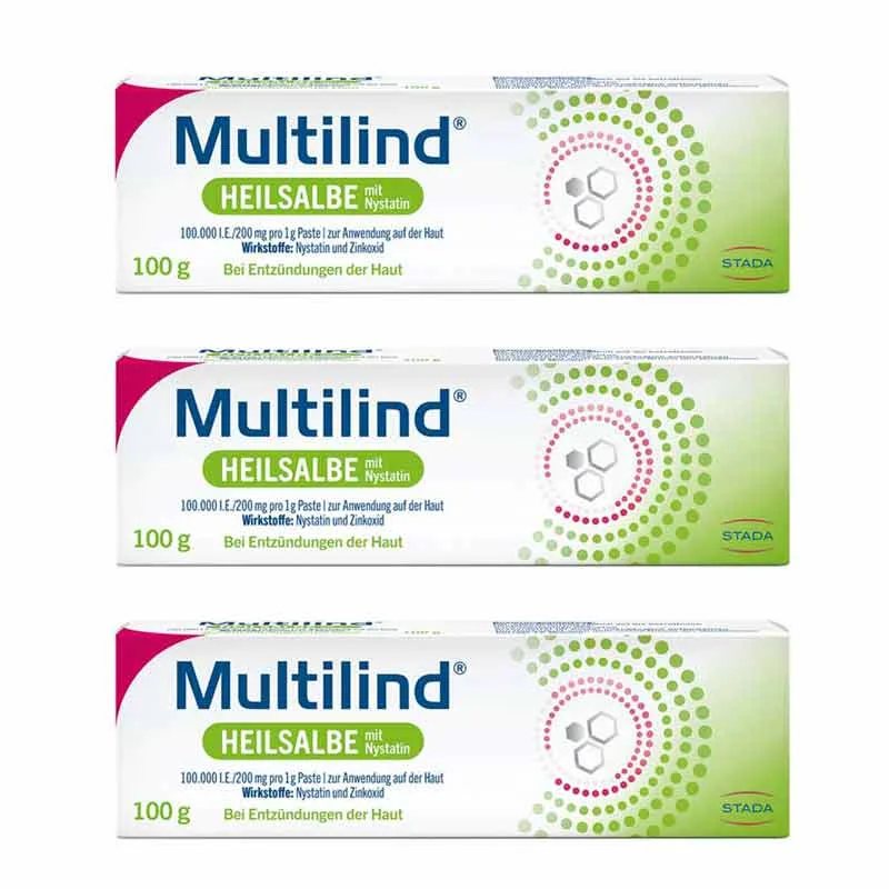Multilind Heilsalbe Dreierpack 3X100 g Paste