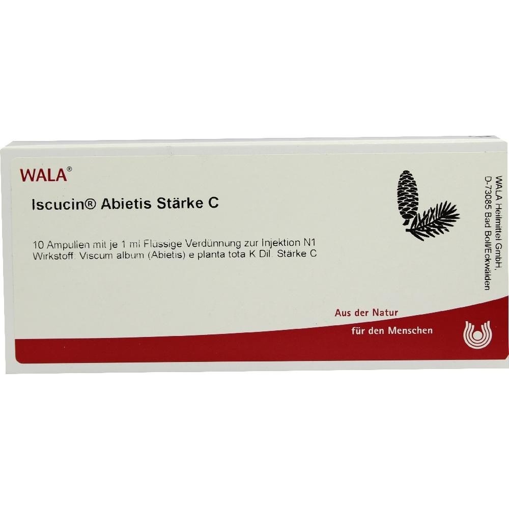 Iscucin Abietis Stärke C Ampullen 10X1 ml Ampullen