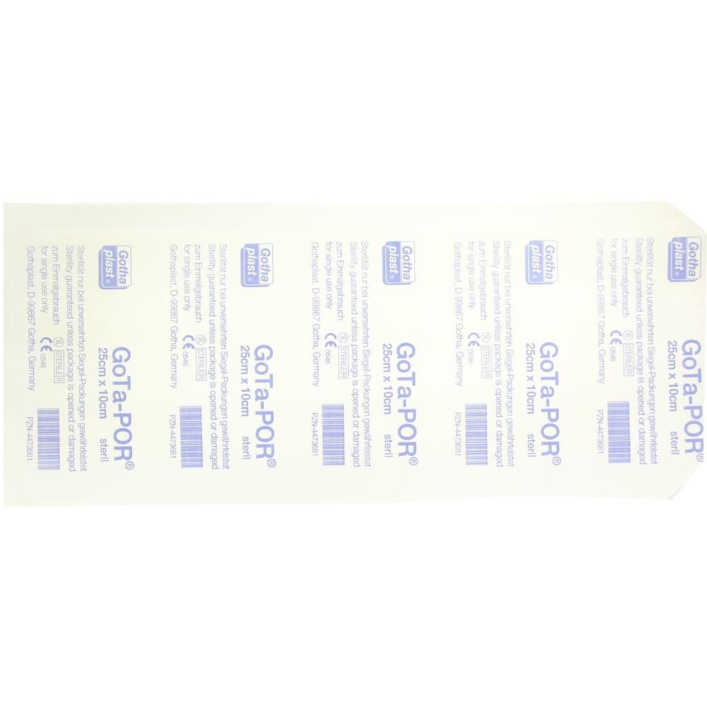 GOTA-POR Wundpflaster steril 100x250 mm 1 St Pflaster