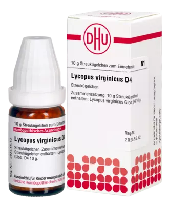 LYCOPUS VIRGINICUS D 4 Globuli 10 g Globuli
