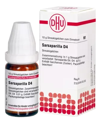 SARSAPARILLA D 4 Globuli 10 g Globuli