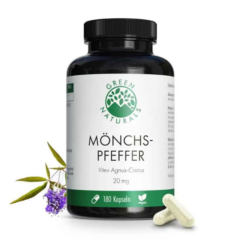GREEN NATURALS MÖNCHSPFEFFER 20 mg 180 St Kapseln