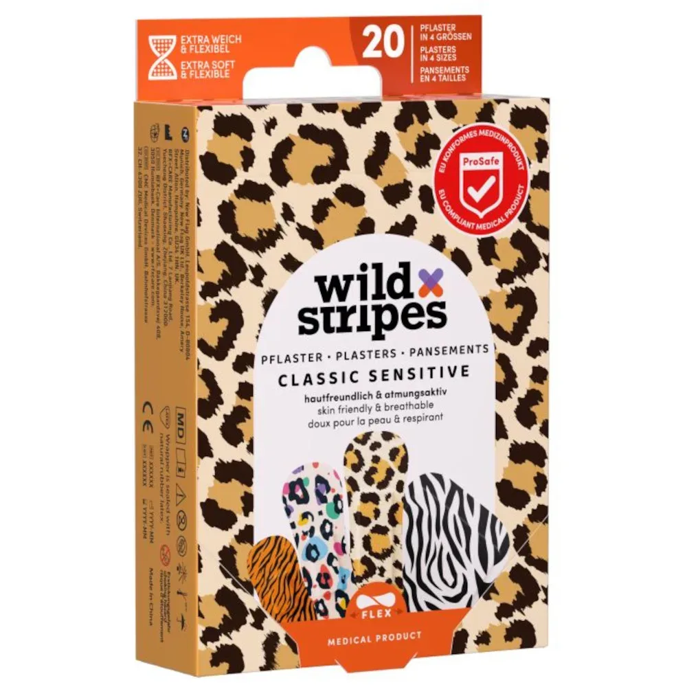 wild Stripes KIDS SENSITIVE 20 St Pflaster