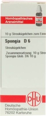 SPONGIA D 6 Globuli 10 g Globuli