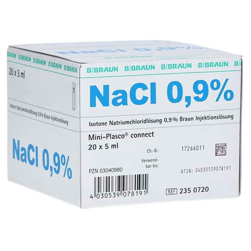KOCHSALZLÖSUNG 0,9% Miniplasco connect 20X5 ml Injektionslösung