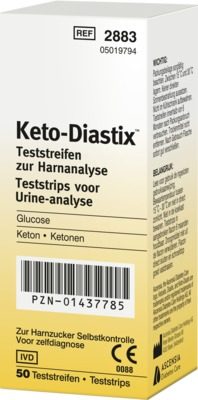 KETO DIASTIX Teststreifen 50 St Teststreifen