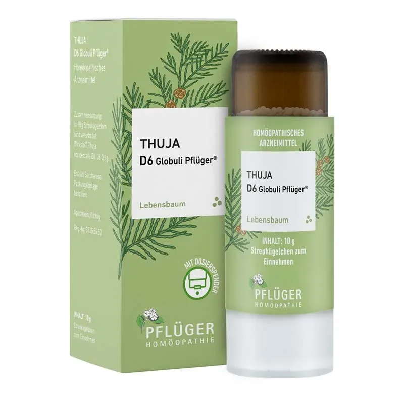 Thuja D6 Globuli Pflüger 10 g Globuli