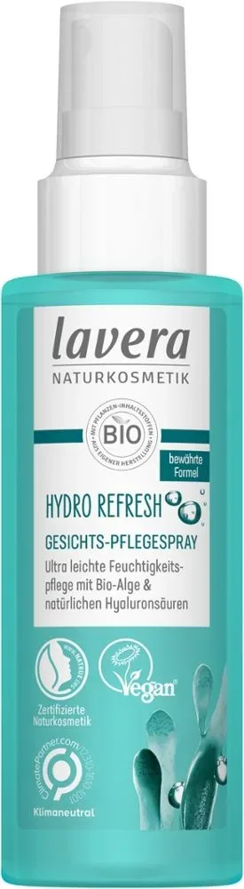 lavera HYDRO REFRESH GESICHTS-PFLEGESPRAY 100 ml Spray