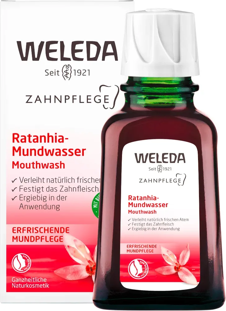 WELEDA Ratanhia Mundwasser 50 ml Mundwasser