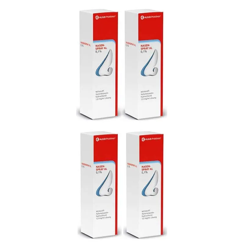 Nasenspray AL 0,1% 10 ml 4er Set 4X10 ml Lösung
