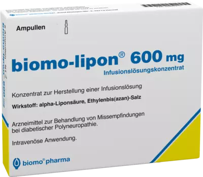 BIOMO LIPON 600 mg Ampullen 10 St Ampullen