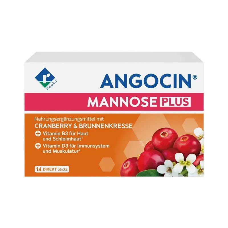 ANGOCIN MANNOSE PLUS 14X3 g Pulver zum Einnehmen