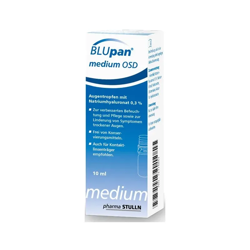 BLUPAN medium OSD Augentropfen 10 ml Augentropfen