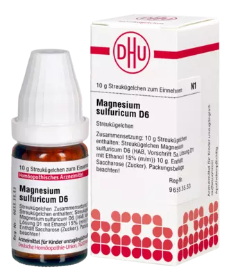 MAGNESIUM SULFURICUM D 6 Globuli 10 g Globuli