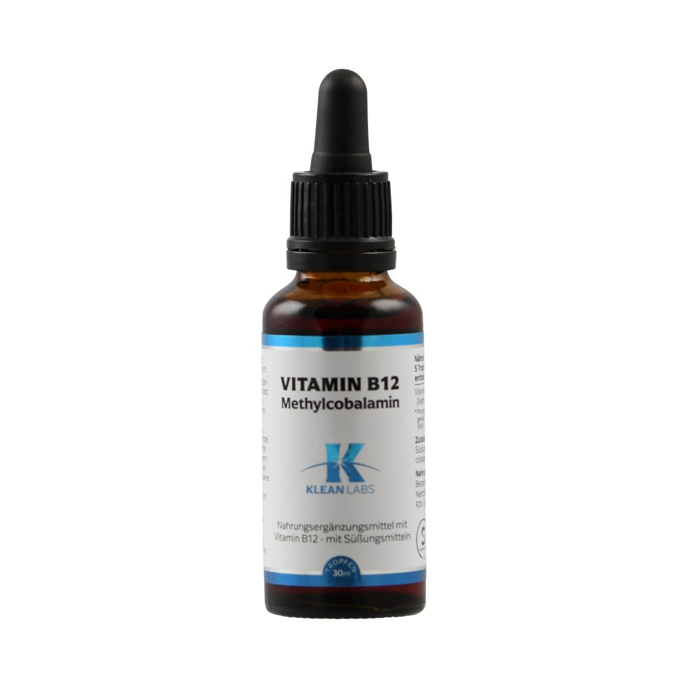 KLEAN LABS VITAMIN B12 Methylcobalamin 30 ml Flüssigkeit