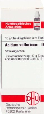 ACIDUM SULFURICUM D 12 Globuli 10 g Globuli