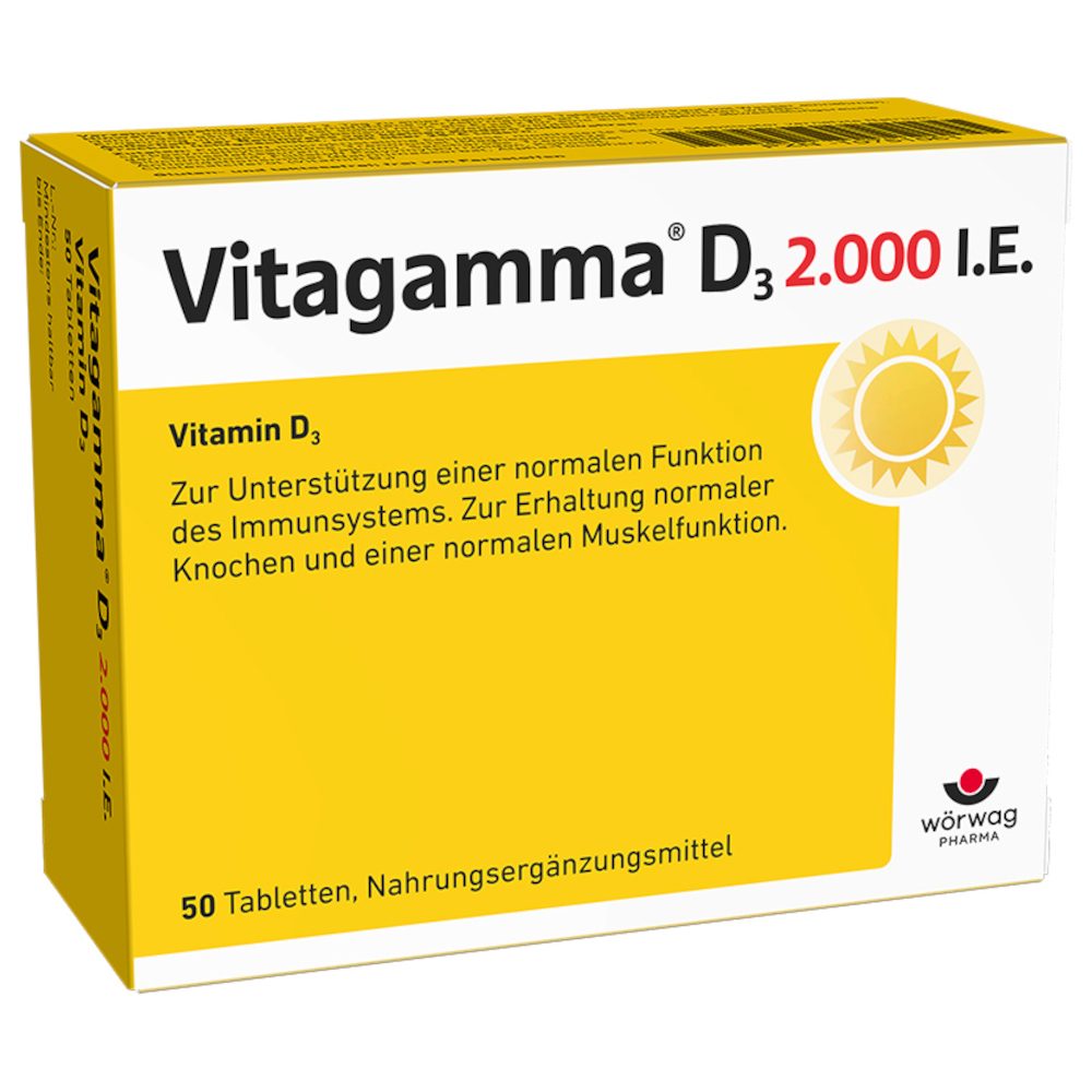 Vitagamma D3 2.000 I.E.  50 St Tabletten