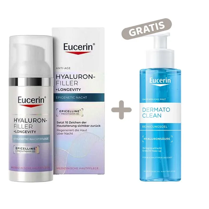 Eucerin HYALURON-FILLER + LONGEVITY EPIGENETIC NACHT +20% sparen* 50 ml Nachtcreme