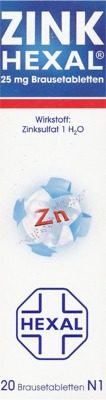 Zink HEXAL 20 St Brausetabletten