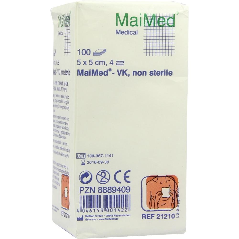 VLIESKOMPRESSEN 5x5 cm unsteril 100 St Kompressen