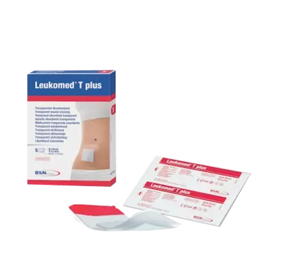 LEUKOMED transp.plus sterile Pflaster 10x25 cm 5 St Pflaster