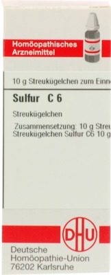 SULFUR C 6 Globuli 10 g Globuli