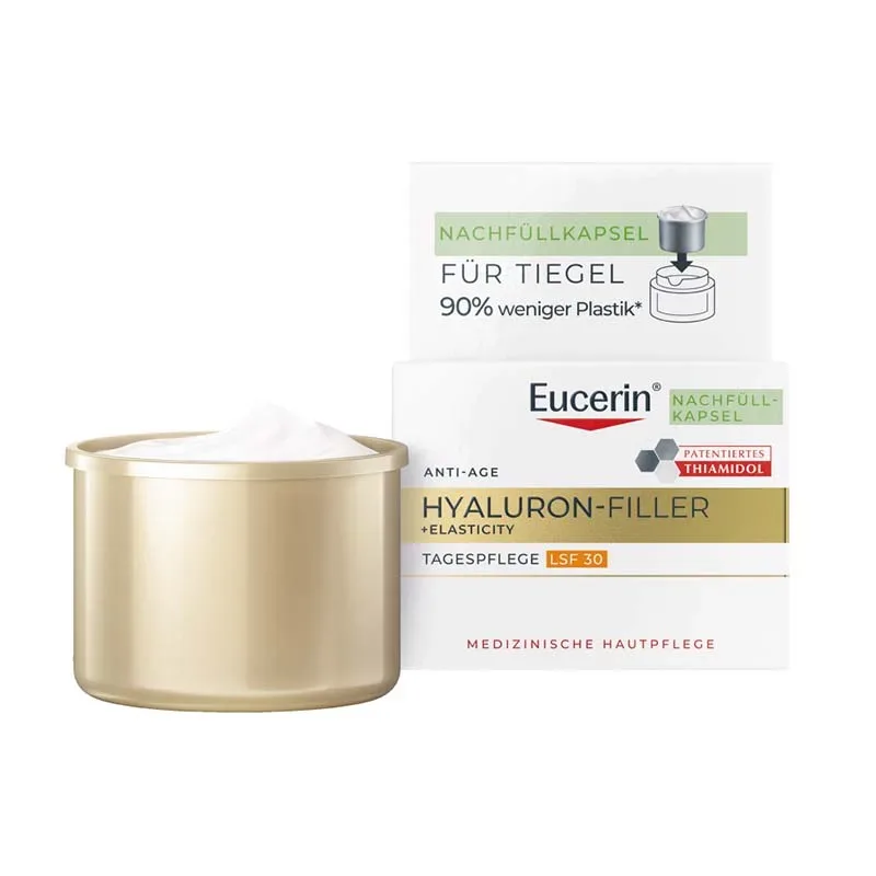 Eucerin HYALURON FILLER + ELASTICITY TAG LSF 30 Nachfüllpack +20% sparen* 50 ml Creme
