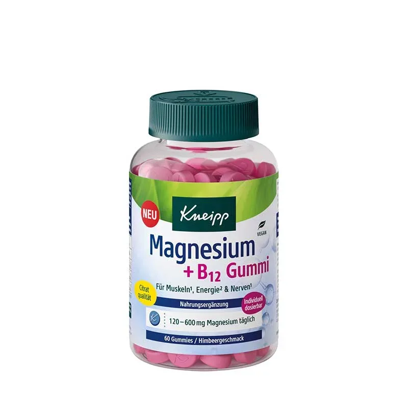 Kneipp Magnesium + B12 Gummi 60 St