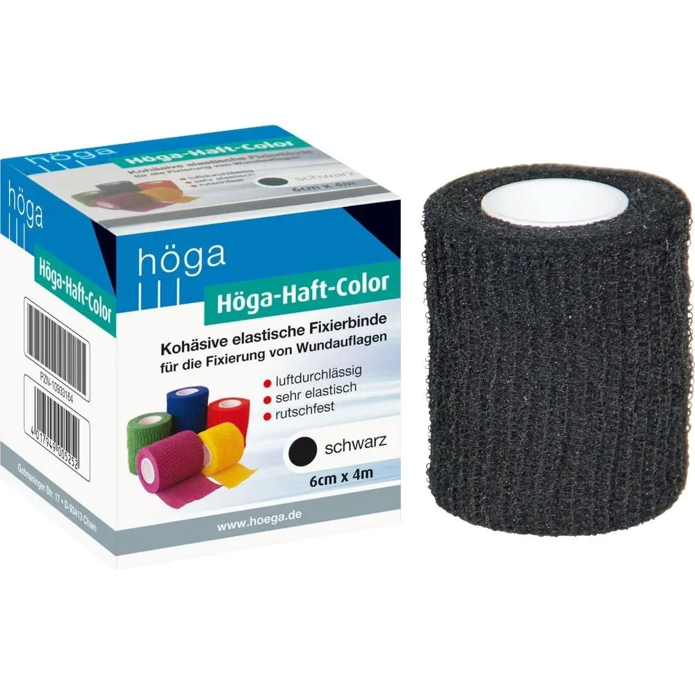HÖGA HAFT Color Fixierb.6 cmx4 m schwarz 1 St Binden