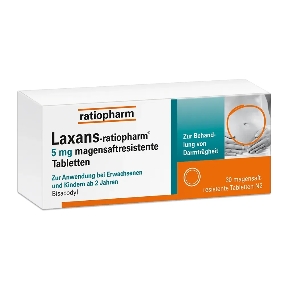 Laxans-ratiopharm 5 mg 30 St Tabletten magensaftresistent