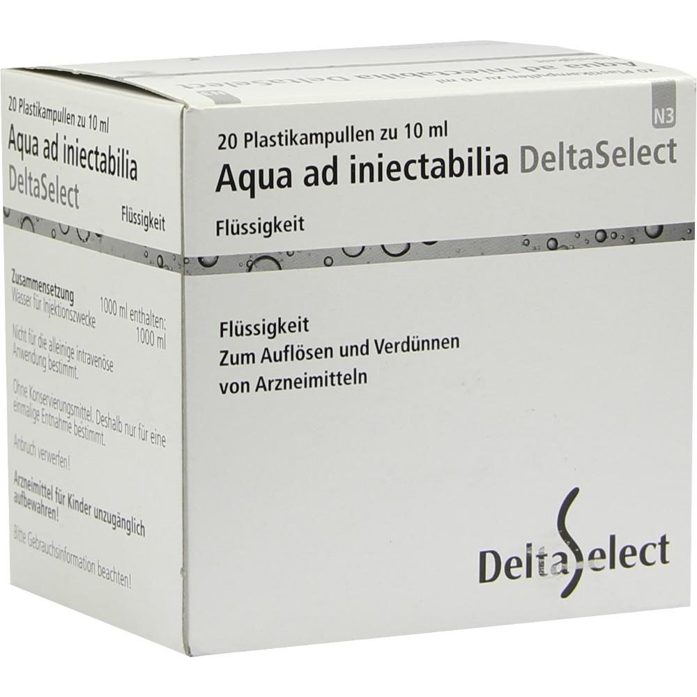 AQUA AD iniectabilia Plastik 20X10 ml Flüssigkeit