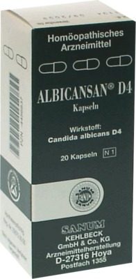 ALBICANSAN D 4 Kapseln 20 St Kapseln